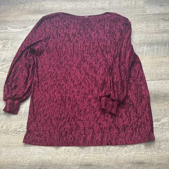 Puff sleeve shimmer blouse - Picture 6 of 7